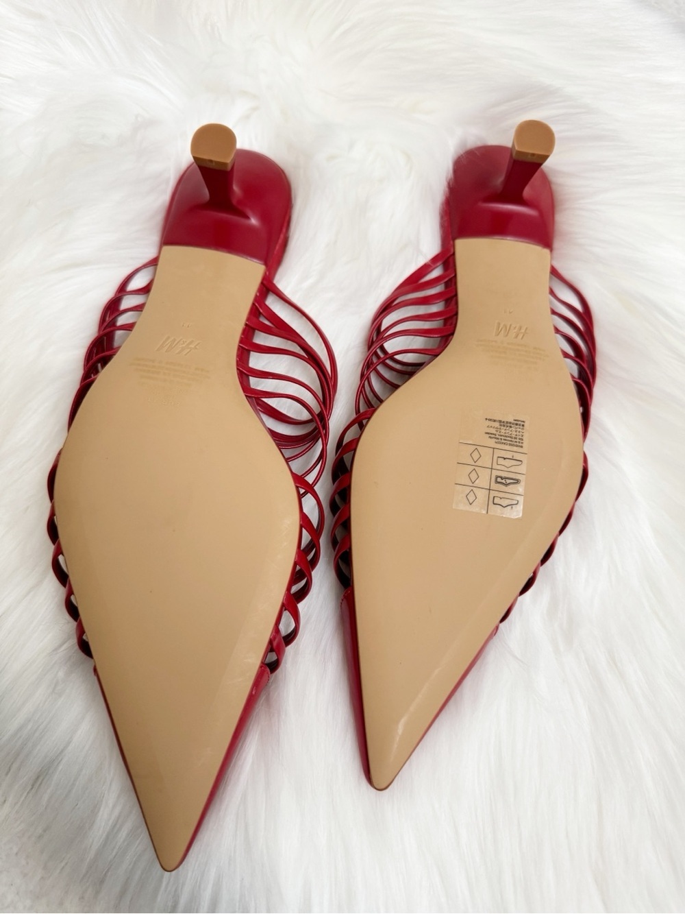 Red straps mules - Picture 5 of 14